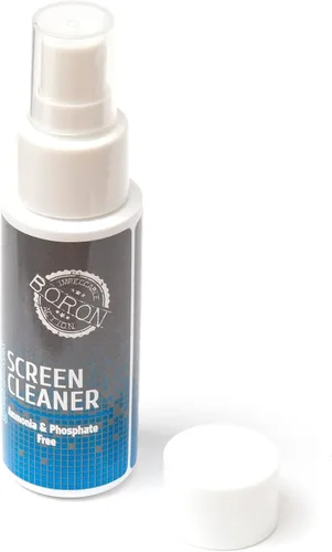 Vista 3 de Botella de spray limpiador de pantalla con paño de microfibra para dispositivos electrónicos (1.70 onzas), ideal para portátiles, computadoras