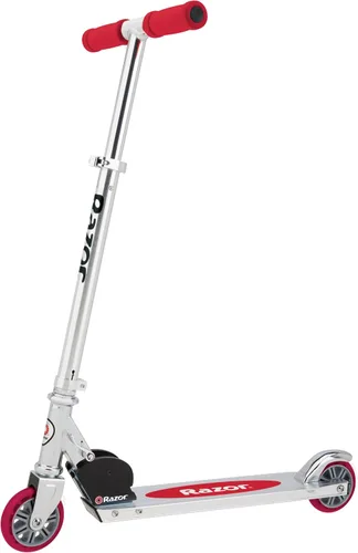 Vista 11 de Razor A Patinete para niños - Ligero, plegable, marco de aluminio y manillar ajustable Azul