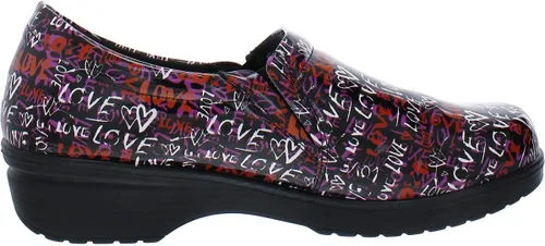 Vista 2 de by Easy Street Zuecos Tiffany para mujer, Negro