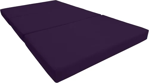 Vista 7 de Shikibuton Cama plegable en 3, espuma de alta densidad de 1.8 lbs, tamaño Twin, Full, Queen, colchones plegables. Turquesa