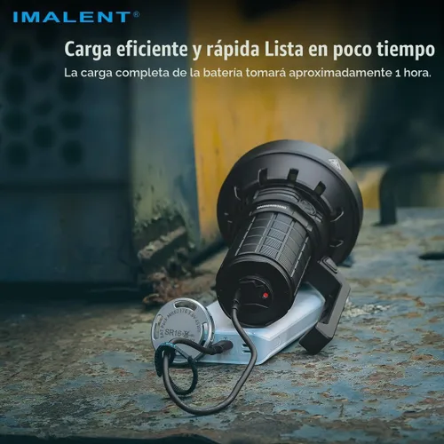 Vista 5 de IMALENT SR16 Linterna de largo alcance 55,000 lúmenes 5,627 pies Foco LED