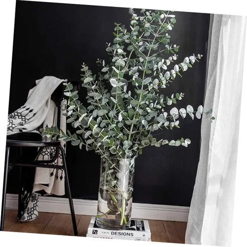 Vista 7 de DECHOUS Florero cilíndrico multiusos grande para decoración adecuado para interiores y exteriores
