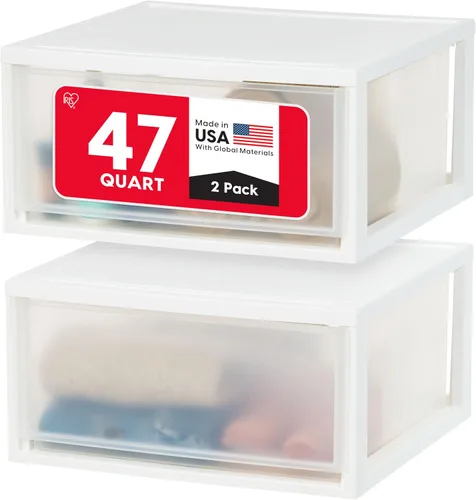 Vista 13 de IRIS USA Paquete de 2, 6 cuartos de galón pequeño organizador