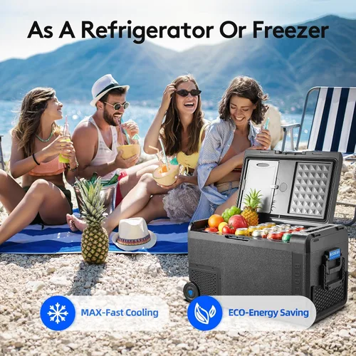 Vista 6 de BODEGACOOLER Refrigerador de Coche de 12 Voltios, Congelador Portátil con Control de Aplicación WIFI, Refrigerador de Coche de 40 Cuartos de Galón