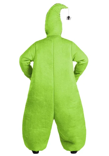 Vista 3 de Disfraz Adulto Disney Oogie Boogie que Brilla en la Oscuridad Multicolor