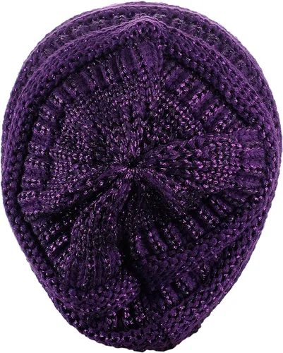 Vista 245 de C.C Trendy Warm Chunky Soft Stretch Cable Knit Beanie