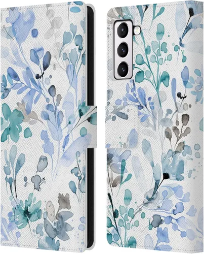 Vista 233 de Head Case Designs Officially Licensed Ninola Beige Wild Grasses Leather Wallet Case Compatible with Samsung Galaxy A07 4G