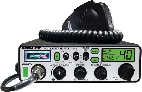 Vista 2 de President Walker III FCC Radio CB AM/FM