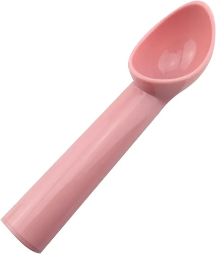 Vista 3 de Cucharas de plástico para helado, cucharas de frutas, cuchara de melón, sandía, accesorios de cocina, 4 colores (gris, rosa, azul, rosa)