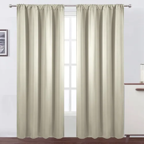 Vista 46 de LEMOMO Cortinas opacas de 42 x 54 pulgadas, juego de 2 paneles de cortinas con aislamiento térmico para oscurecer la habitación