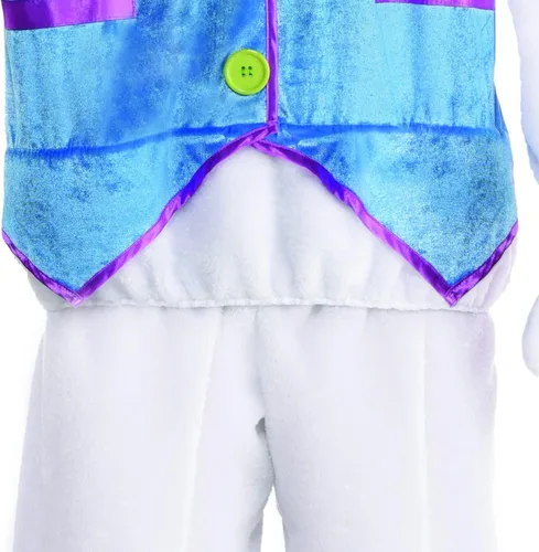 Vista 6 de Party City Disfraz de conejo de Pascua de lujo para adultos con tocado color blanco