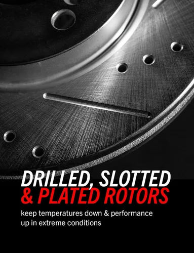 Vista 5 de PowerStop Kit de frenos delanteros y traseros para Acura TL 1999-03 - Pastillas de freno de cerámica de fibra de carbono + rotores perforados