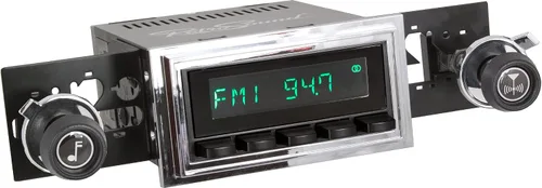 Vista 4 de Retro Manufacturing LB-118-37-73-B Radio de larga playa (Chevy Corvette 1968-76)