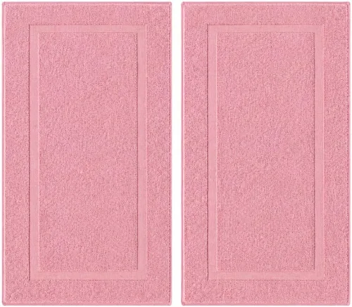 Vista 114 de Juego de alfombra de baño 100 % de algodón turco para hotel y spa de lujo y opciones de tapete de baño de espuma viscoelástica