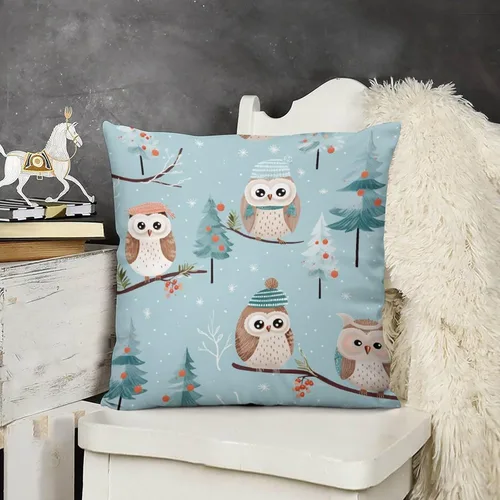 Vista 16 de Funda de cojín con diseño de casa de pan de jengibre con galletas, fundas de almohada cuadradas para sofá y cama, fundas de almohada cuadradas