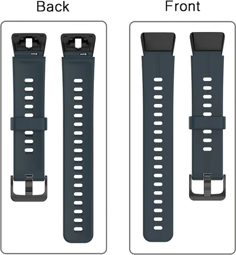 Vista 5 de SOOYEEH Correa para HUAWEI Band 6Honor Band 6, correa de repuesto de silicona suave