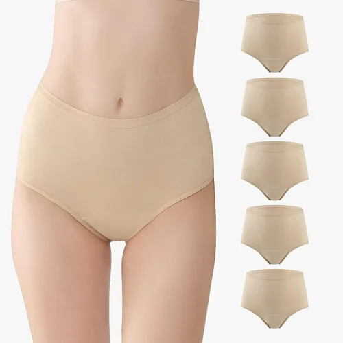 Vista 15 de Battewa Ropa interior absorbente lavable para incontinencia regular para mujer, bragas reutilizables a prueba de fugas para pérdida de orina