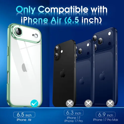 Vista 494 de Supdeal Funda cristalina transparente para iPhone 11, [No se amarillea] [Protección de la cámara] [Probado contra caídas de grado militar] Funda