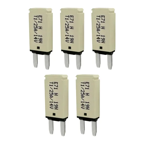 Vista 6 de Mini ATM Auto Reinicio 5 Amperios Disyuntor de Circuito Fusible para Protección de Batería de Audio Automotriz Marina RV Coche Camión (T1) Reinicio