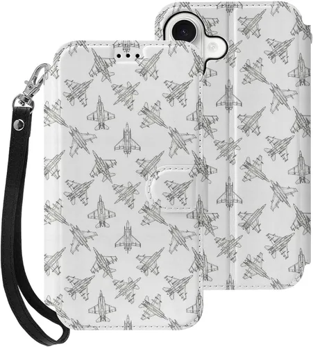 Vista 9 de SWEET TANG Funda protectora para iPhone 17, con tarjetero y tarjetero Patrón 828