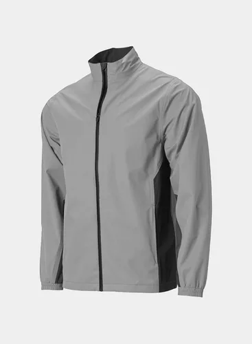 Vista 3 de JMIERR Chaqueta impermeable de golf con cremallera completa para hombre, senderismo, actividades al aire libre, uso diario, entrenamiento deportivo