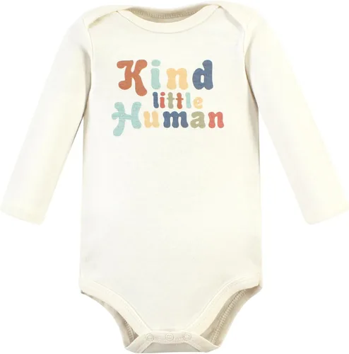 Vista 63 de Hudson Baby Body unisex de algodón de manga larga para bebé, leopardo rosa rojo