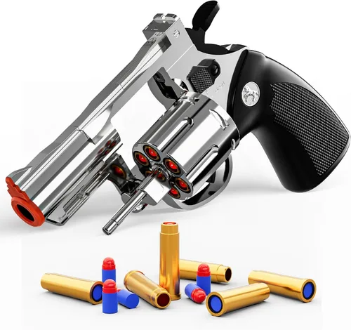 Vista 3 de Carcasa compatible para Xuyongjun_Revolver Toy Foam Blaster