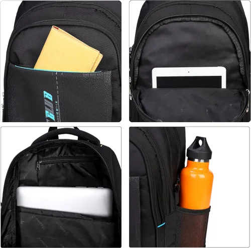 Vista 5 de goldwheat Mochilas escolares para estudiantes, mochila casual para viajes, mochila de viaje para adolescentes y niños, Computadora portátil