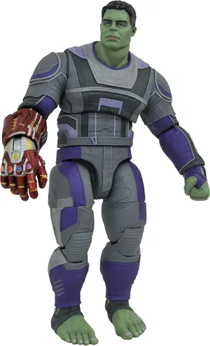 Vista 2 de Marvel Select: Avengers Endgame Nano-Gauntlet Figura de acción de Hulk