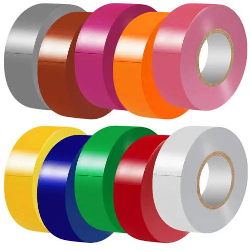 Vista 13 de LYLTECH Cinta eléctrica mate arcoíris paquete de 11 colores, impermeable, fuerte adhesivo, duradero, fácil de envolver, 3/4 pulgadas por 30 pies