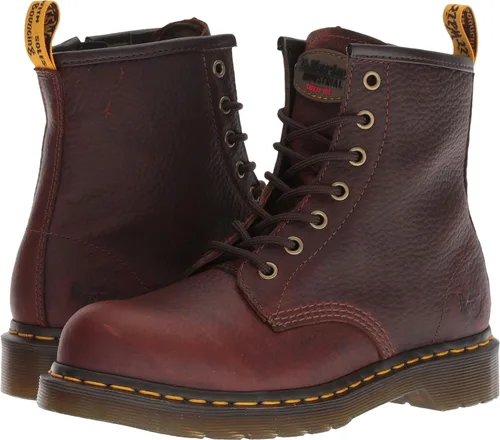 Vista 36 de Dr. Martens, Botas industriales ligeras para mujer Maple Zip con puntera de acero