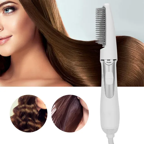 Vista 5 de FILFEEL Cepillo secador de pelo, eléctrico con cable, negro, secado rápido, multifuncional, reparación de cabello