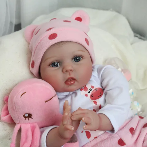 Vista 2 de CHAREX Muñecas Reborn de bebé - Muñecas de bebé recién nacidas realistas de 20 pulgadas, juguete para niños de 3 años en adelante