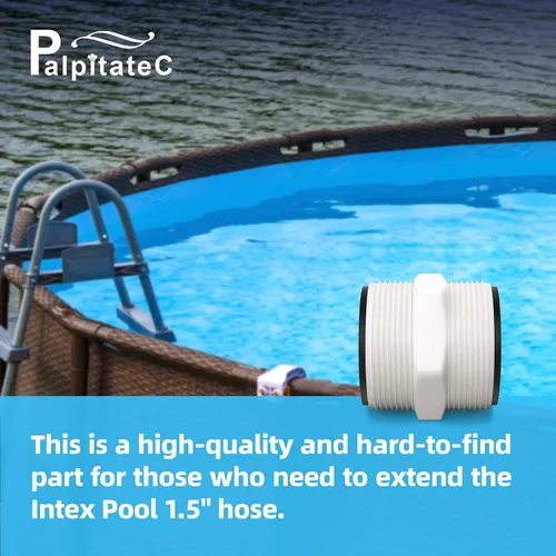 Vista 7 de PalpitateC Conector de manguera dividido para piscina compatible con bomba de natación Intex Coleman de 1.5 pulgadas, extensor de manguera