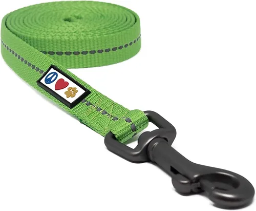 Vista 8 de Pawtitas Value Bundle Set Arnés para perro reciclado reflectante medio + collar de perro reciclado reflectante medio + correa de perro reciclada