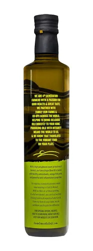 Vista 3 de Farm To Market NGMO - Aceite de oliva virgen extra 100% puro, prensado en frío, saludable, sin productos químicos, cargado con antioxidantes