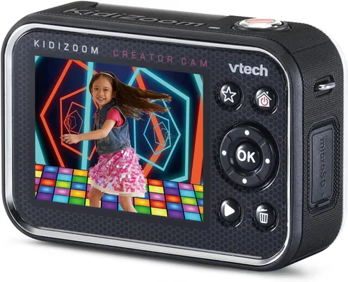 Vista 6 de VTech KidiZoom Creator Cam, Rosa con Brillantina