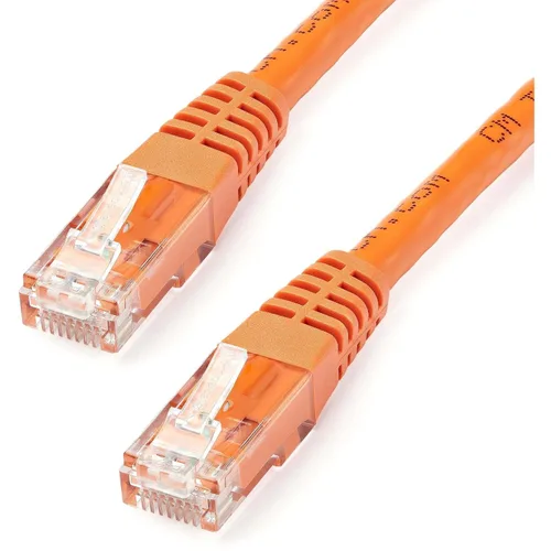 Vista 36 de StarTech. com Cable Ethernet CAT6 de 1 pie – Cable Ethernet CAT 6 Gigabit negro -650MHz 100W PoE++ RJ45 UTP moldeado Categoría 6 Network/Patch Cord