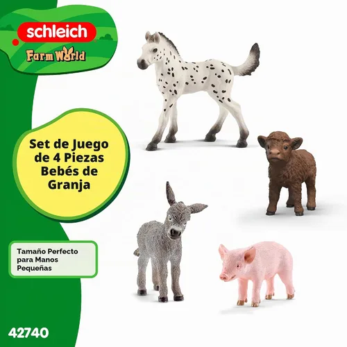 Vista 6 de Schleich Bebés de granja 42740