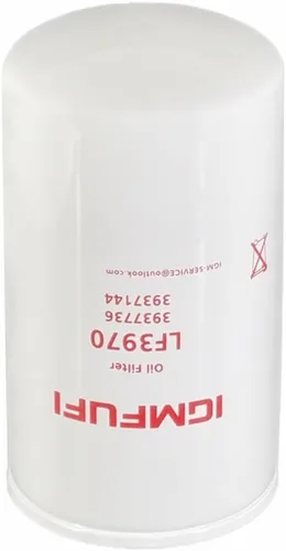 Vista 3 de Reemplazo del filtro de aceite LF3970 para motores diésel 3937736, 3937144, B7177, P550428, se adapta a motores diésel QSB5.9L/6.7L, ISB07 6.7L (2).