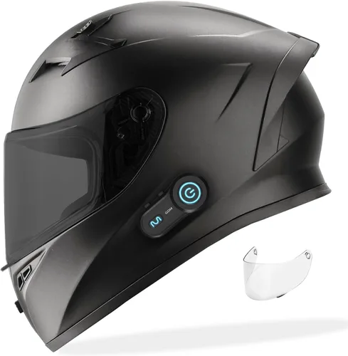 Vista 8 de GDM VENOM - Casco de motocicleta con intercomunicador bluetooth GDM HyperSonic