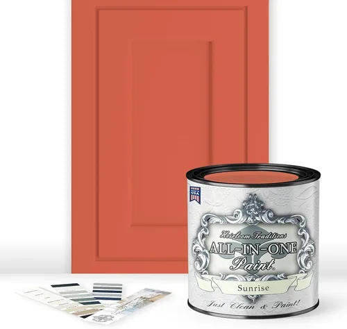 Vista 77 de Pintura TODO EN UNO, Abbey (gris cálido), Muestra de 8oz - Pintura duradera para gabinetes y muebles. Imprimación y capa superior incorporadas,