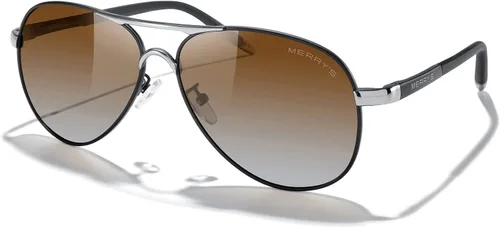 Vista 87 de MERRY'S, UV400 S8513, gafas de sol polarizadas para conducir, marco irrompible, para hombre.