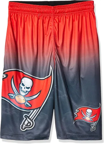 Vista 30 de FOCO Mens NFL Football Team Logo Gradient Big Logo Training Shorts