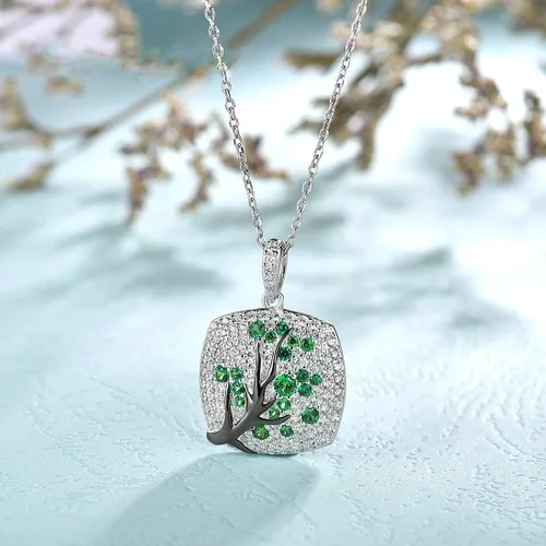 Vista 5 de Santuzza 925 Sterling Silver Cherry Pendant for Women