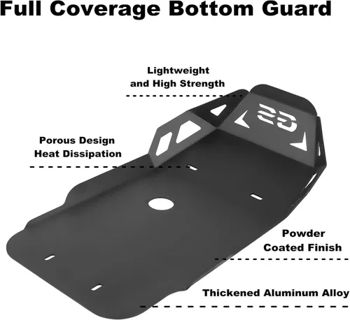 Vista 2 de Worldmotop - Placa protectora de repuesto para motor de motocicleta BMW F750GS F850GS F 750 GS F850 GS ADV 2018-2020 (para 2018-2021)