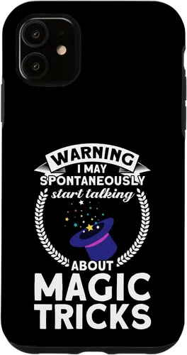 Vista 8 de iPhone 16 Funny Magician Party Quote, Magic Tricks Performer, Magician Case