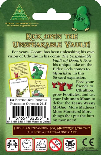 Vista 3 de Munchkin Cthulhu 3 Bóveda indescriptible (Rev.)