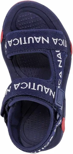 Vista 4 de Nautica Sandalias deportivas para niños, zapatos de agua atléticos de playa con punta abierta, para niños y niñas (niños pequeñosniños grandes)