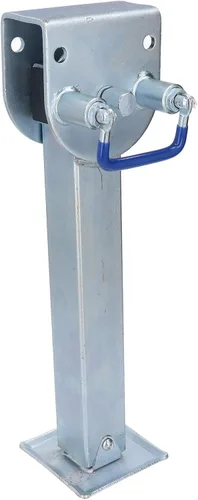 Vista 3 de Remolque, pata de caída de remolque, universal, resistente, galvanizado, de alta resistencia, fácil montaje para autocaravana, caravana, accesorios